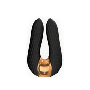 Shunga Aiko Black – klitoralni masažer, 10.8 cm