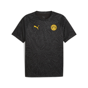 PUMA Borussia Dortmund Pre-match Jersey Men, Sport, Black/Yellow Sizzle, M