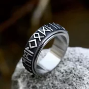 Prstan Viking Runes Amulet - SS8-R200