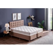 Hanah Home Francuski ležaj Helen, 150x100x200 cm, Braon