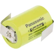 PANASONIC NiCd akumulatorska baterija 4/5 Sub-C, 1,2 V, 1.250 mAh, (O x V) 22,9 x 34 mm