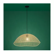 Eglo 390236 - Lestenec na vrvici SAMBUCONA 1xE27/40W/230V pr. 72 cm rjava