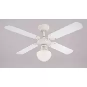 PROKLIMA stropni ventilator Bungonia 105 cm, bijeli