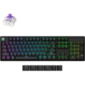 Tipkovnica KEYCHRON K10 HE Rapid Trigger, mehanička, bežična, USB, UK layout, ČRNa