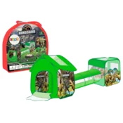 slomart Otroško igrišče 3v1 LEAN TOYS: šotor, tunel, bazen z dinozavri