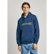 Pepe Jeans za moške. PM582755 Mikina Dylan modra (M), Priložnostno, Bombaž