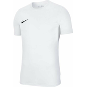 Kratka majica za vadbo Nike bela barva