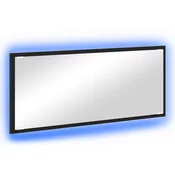 Ogledalo za kupaonicu Crni hrast Staklo MDF Veliko Ogledalo