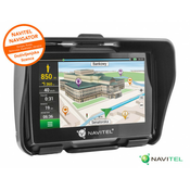 GPS navigacija NAVITEL G550 MOTO, za motoriste, 4.3 zaslon, baterija, IP67 vodoodpornost, karte za celotno Evropo