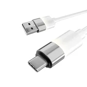 Kabl AVAX CB313 Glowy / USB-A to USB-C / 18W / 2 m / White