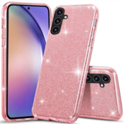 Onasi Silikonski ovitek z bleščicami Bling za Samsung Galaxy A16 - roza