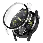 Ovitek z zaščito zaslona Techsuit Defense360 Pro za Huawei Watch GT 3 (46mm) - prozoren