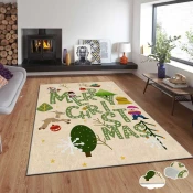 Conceptum Hypnose Tepih sa novogodišnjim motivima Asr-Crpt-71, Pravougaoni, 80x140 cm, Šareni
