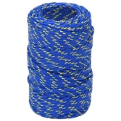vidaXL Večnamenska uporabna vrv 2 mm 50 m Modra PP