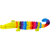 Edukativna slagalica Orange Tree Toys - Krokodil, engleska abeceda