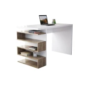 Hanah Home Snake White Walnut Radni sto 120x75x60cm, Beli