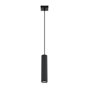 Sollux SL.1573 - Luster na sajli KARBON 1xGU10/10W/230V crna