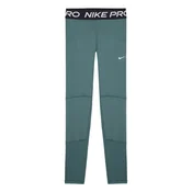 NIKE Športne hlače Pro smaragd/črna/bela