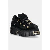 New Rock ANTE NEGRO + IMPERFECT TOWER NEGRO TORNILLOS superge ženske semišaste