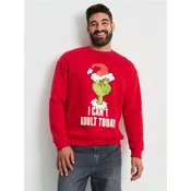 Sinsay - Regularna crewneck dukserica Grinch - crvena