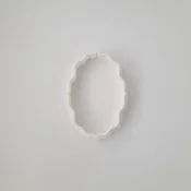KREATIVNI SLATKIŠI Modla za kolace i ukrase Ram sekac 2, 6 cm, Bela