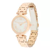 MICHAEL Michael Kors Analogna ura LANEY rožnato zlata/off-bela