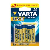 Alkalne baterije VARTA - Longlife, ??, 4+2 kom.