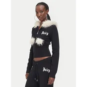 Juicy Couture Pletena jopica JCWAS226309 Črna Regular Fit