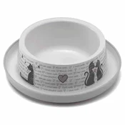 Moderna Neklizajuca posuda Trendy Dinner Cats in Love - 350 ml