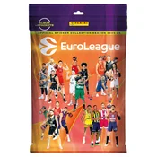 Kolekcionarski album i naljepnice Panini - Euroleague 2026: Starter Pack album plus 20 naljepnica (4 paketa po 5 naljepnica)