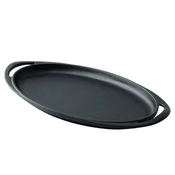 Oval tray, cast iron, 23 x 40 cm - LAVA