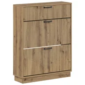 vidaXL Omara za čevlje HOORN 78 x 24 x 100 cm Inženirski les