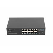 Lanberg Switch PoE+ Rack 10 /19 RSFE-8P-2GE-120