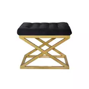 Atelier del Sofa Tabure 50x42x40cm, Zlatno-Crno