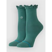 Stance Ruffle Icon Quarter Socks teal