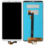 LCD zaslon za Xiaomi Mi Max 3 - bijeli - OEM