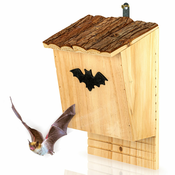 Blumfeldt Hišica za netopirje, gnezdo, pripomoček za prezimovanje, vseljivo vse leto, borov les (SK-10040-001)