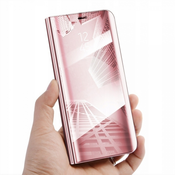 Onasi Clear View za Samsung Galaxy A50 A505 - roza