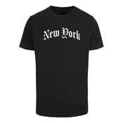 Mens T-shirt New York Wording - black