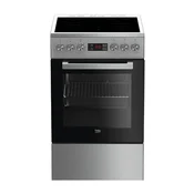 Beko FSM57300GX Elektricni šporet, Multifunkcionalna rerna, 55 l, Inox