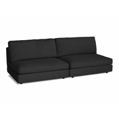 Modularna sofa Seattle L107 Crna, 240x110x87cm, Tkanina, GambeNoge: Plastične