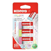 Kores Gumijasti pastel 3 kosi