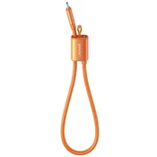 USAMS USAMS U97 60W USB-C NA USB-C KABEL 30 CM ROČNI TRAK ZA TELEFONE IN DODATKE