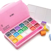 HIMI Jelly Cup Gouache set - 18 barv - roza izdaja