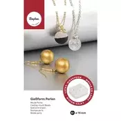 Rayher. Kalup iz silikona, Perle, 6 perl: 16 mm