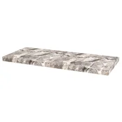SAPHO AVICE plošča za umivalnik 100x39cm, debelina 5cm, temni hrast, DTD/HPL laminat
