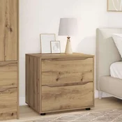 vidaXL Omarica za shranjevanje Umetni hrast 60 x 48 x 57 cm