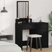 Toaletni stol Crni hrast 50 x 41 x 140 cm Konstruirano drvo