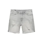 Pull&Bear Kavbojke siv denim