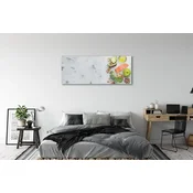 tulup.si Slika na akrilnem steklu Salmon oil jabolčni matice 140x70 cm 4 obešalnika